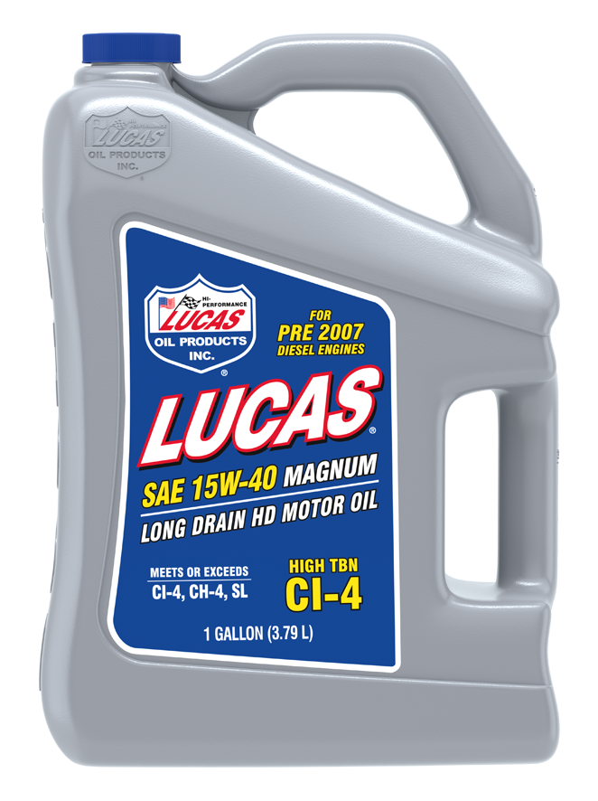 LUCAS 15W-40 CK-4 Truck Oil BIB 1/6 Galn