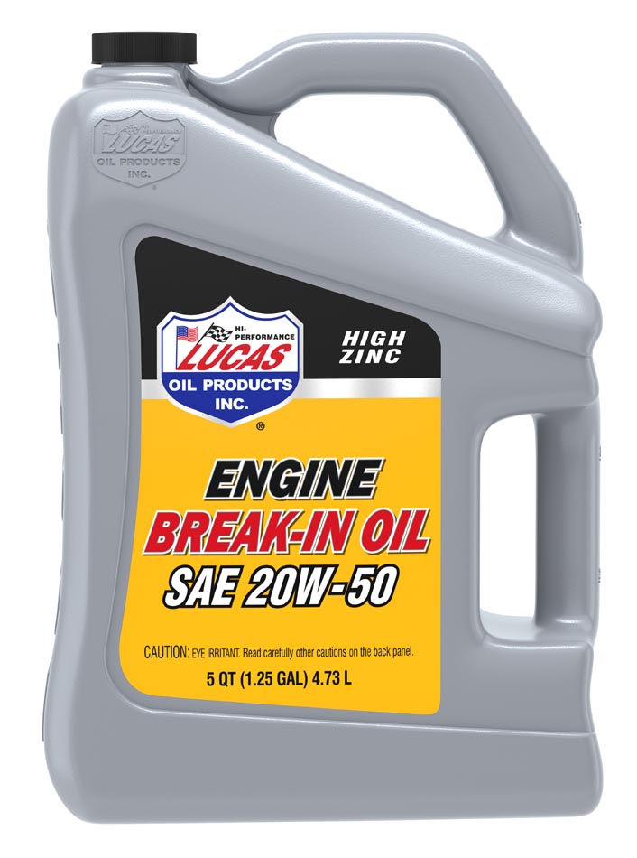SAE 20W-50 Break-In Oil (3 per case)