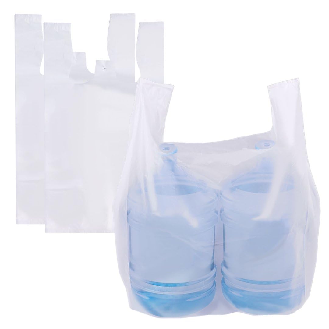 GPI REUSEABLE WHITE BAGS 10x5x19 300CT