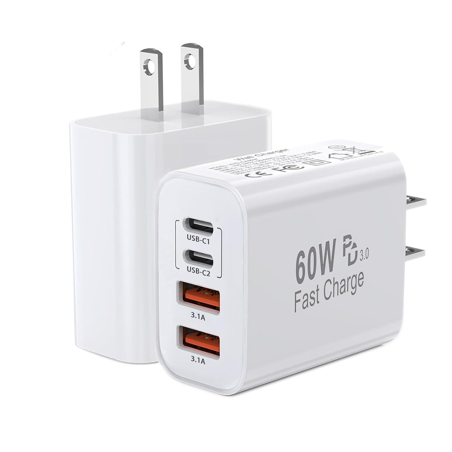 YoMo CD Box Dual USB Home Charger 6Pk