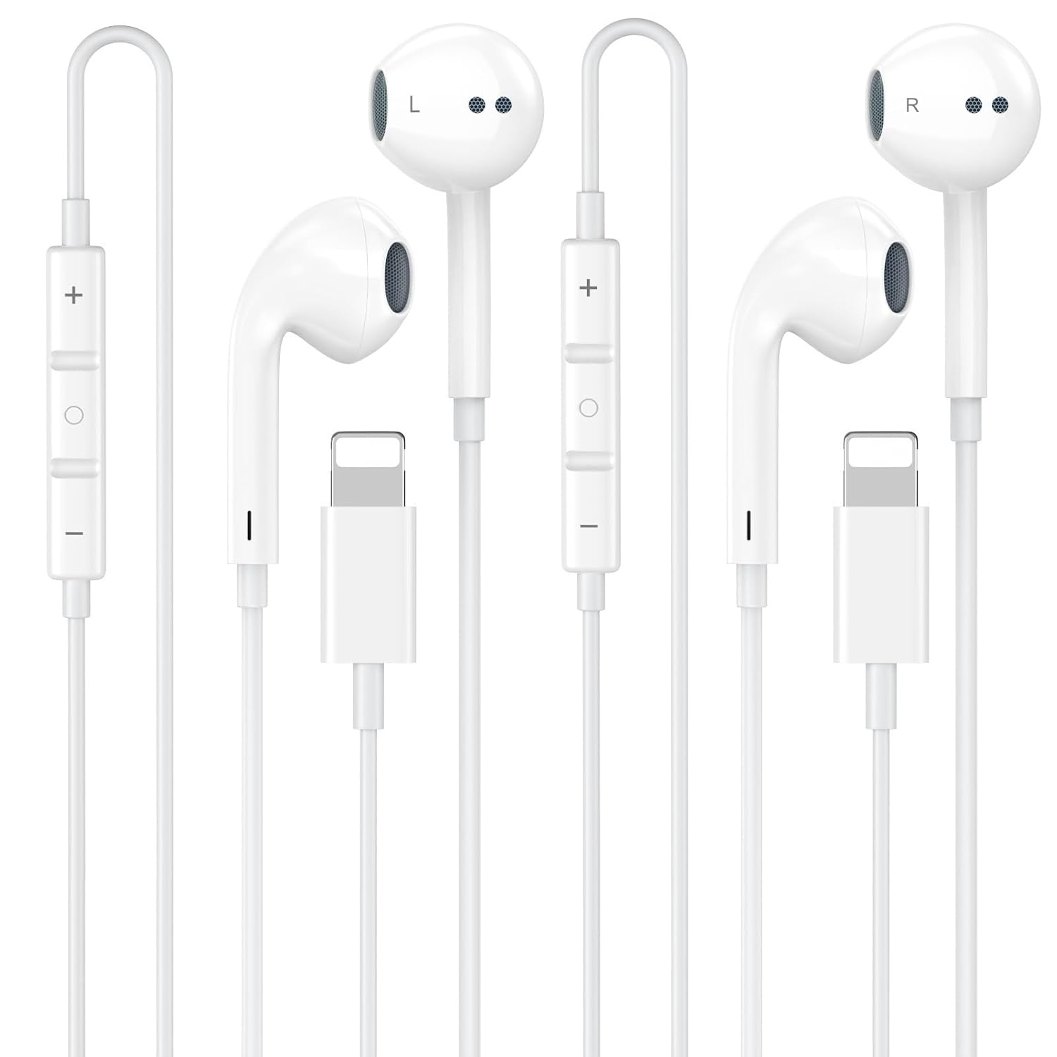 Earbud 8-PIN Bluetooth Wire Conn. 12Ct.