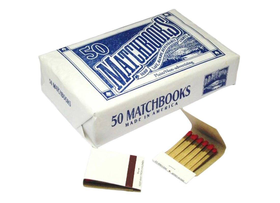 MATCHBOOKS 50PK 1CT