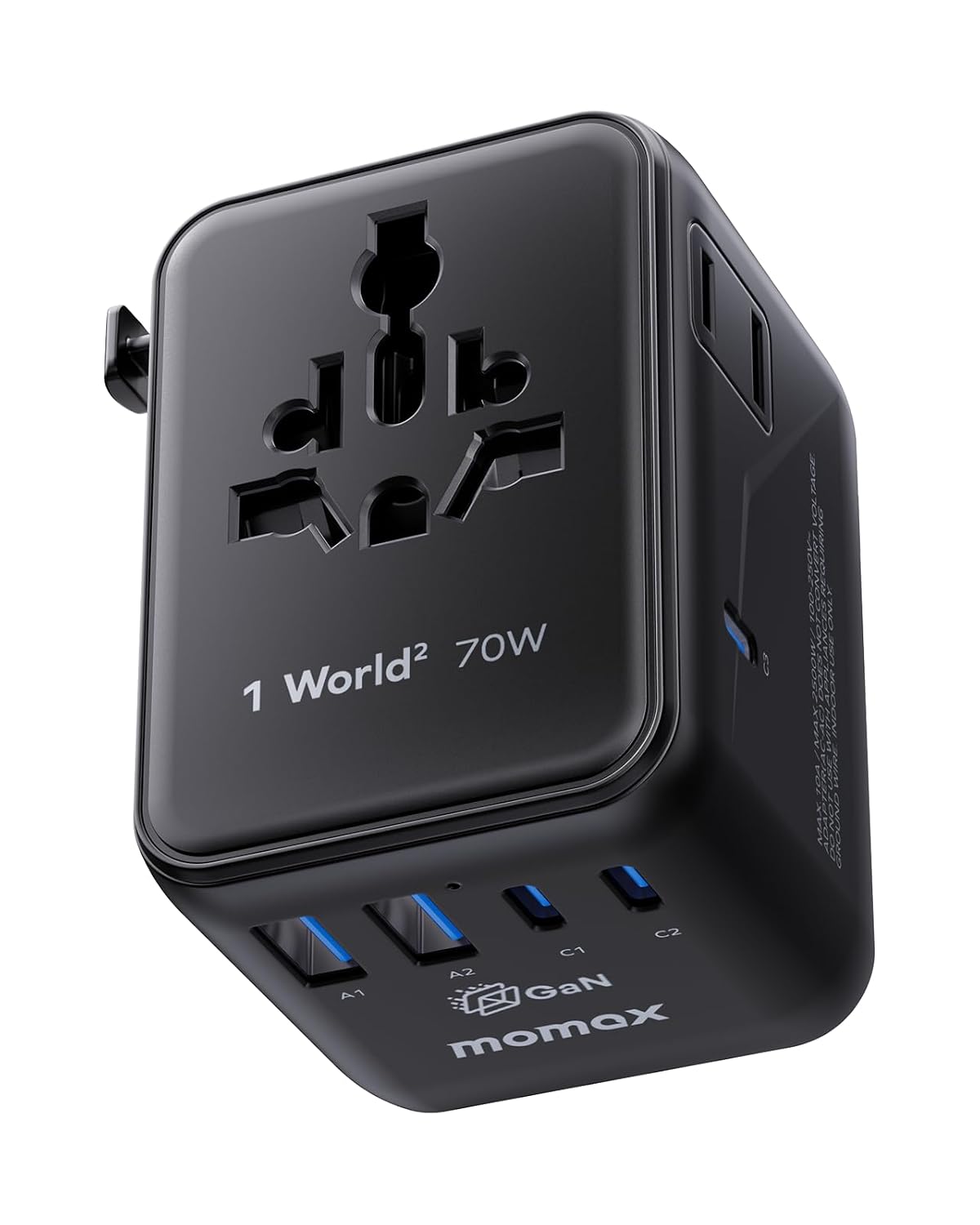 UNIVERSAL TRAVEL ADAPTER WHITE 1CT