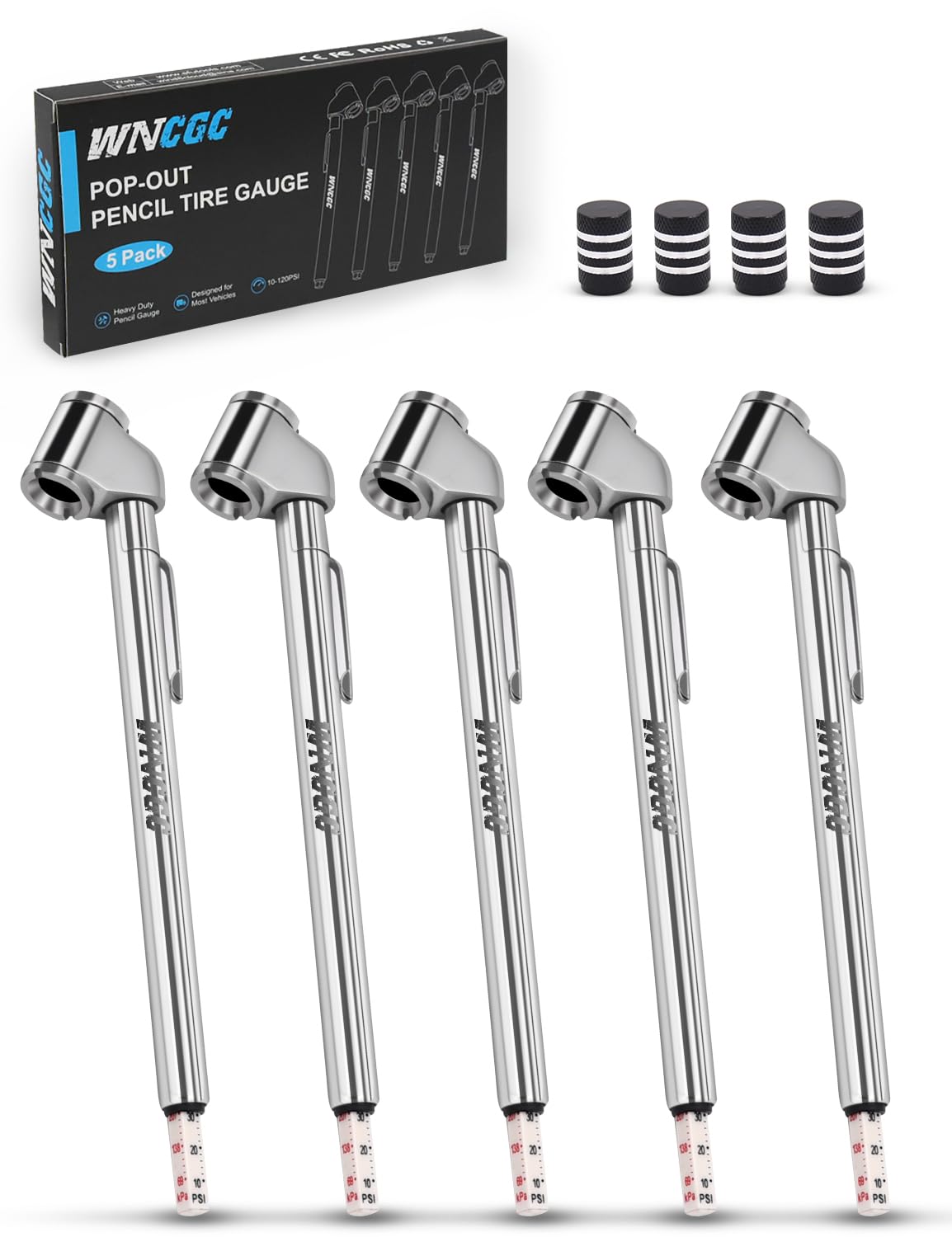 TIRE GAUGE BLISTER 12CT