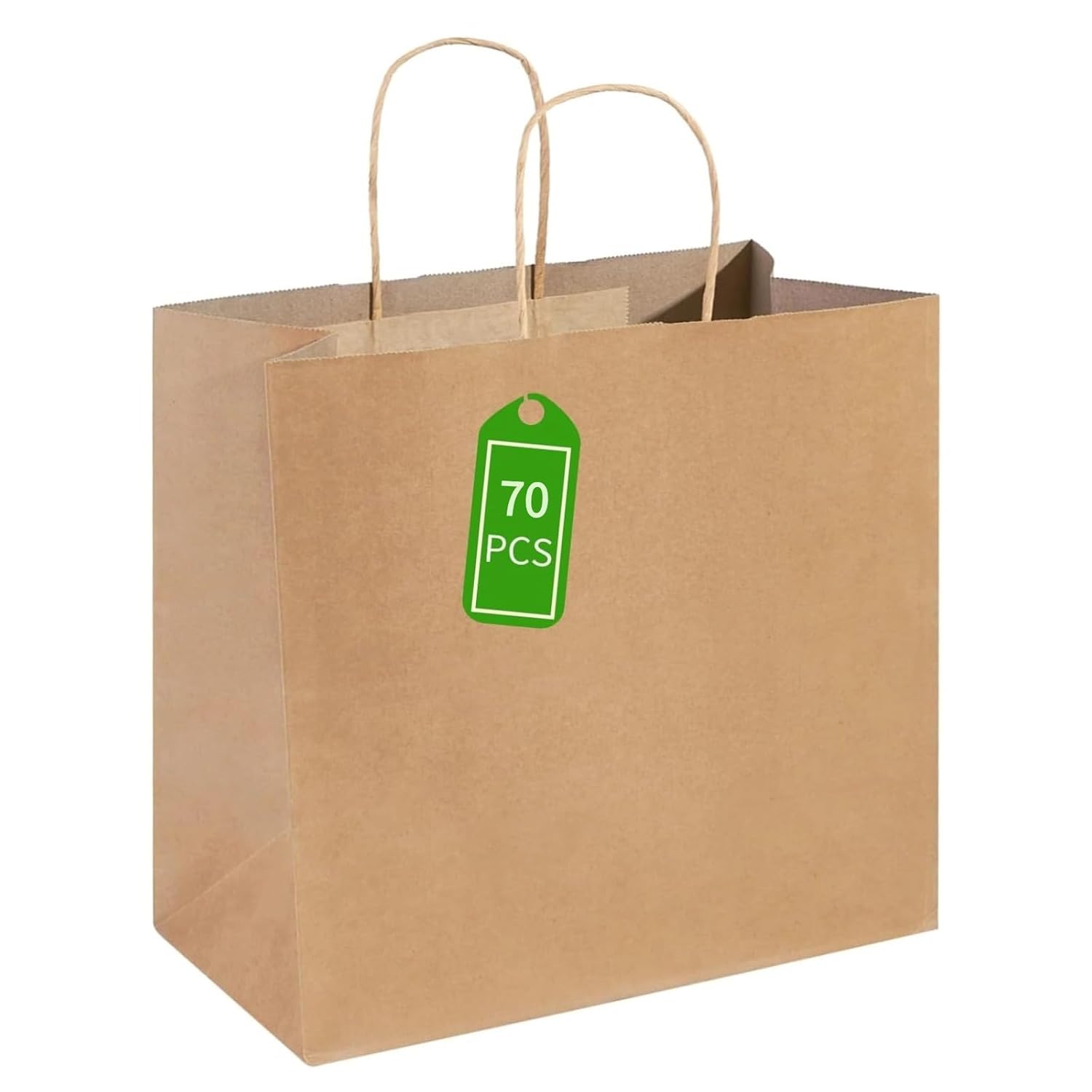 TWIST HANDLE PAPER BAG 13X7X13 250CT