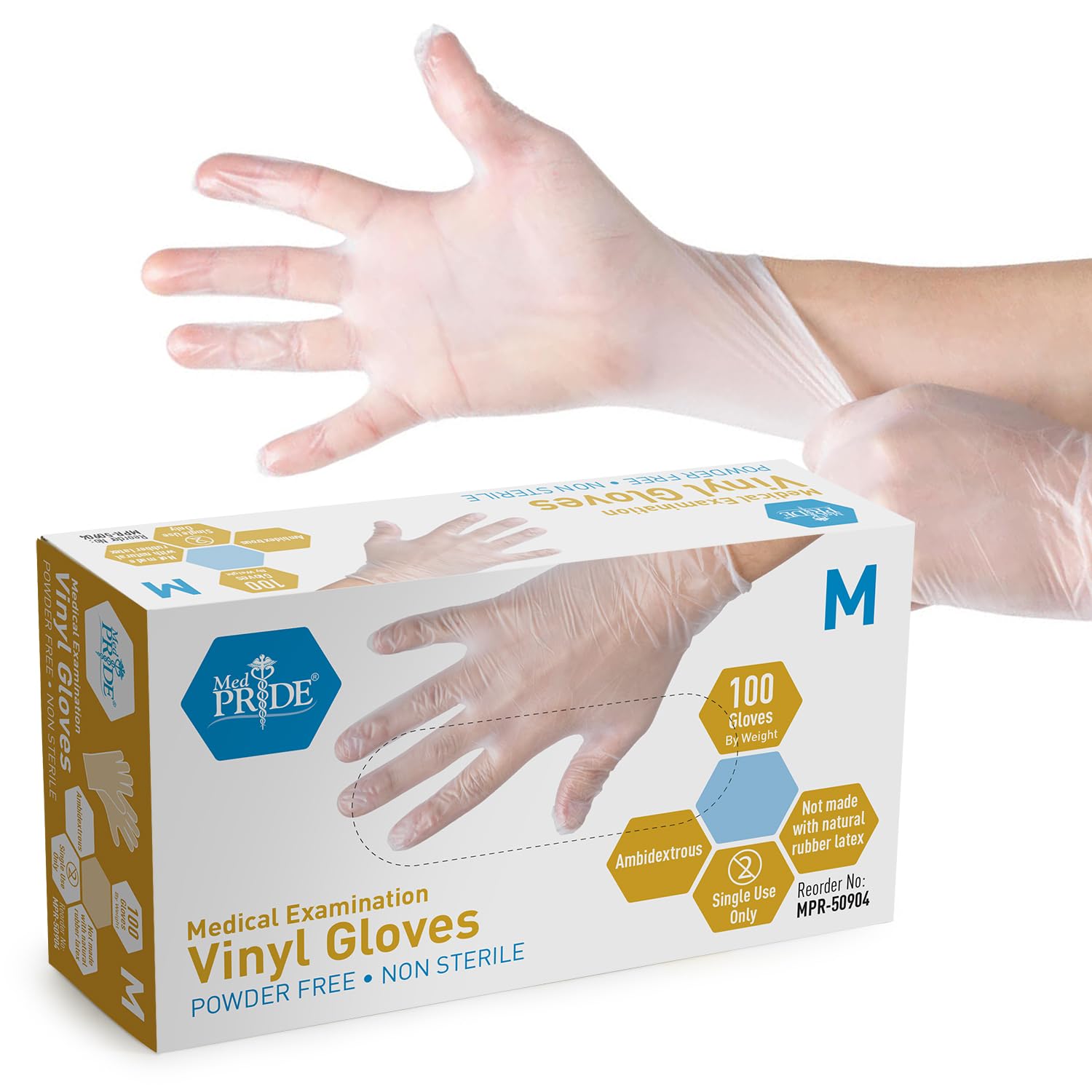 Sanitex Vinyl PF Industral "M" 10-100Pcs