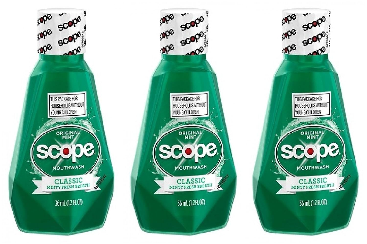 CREST SCOPE TRAVEL MOUTHWASH 6CT