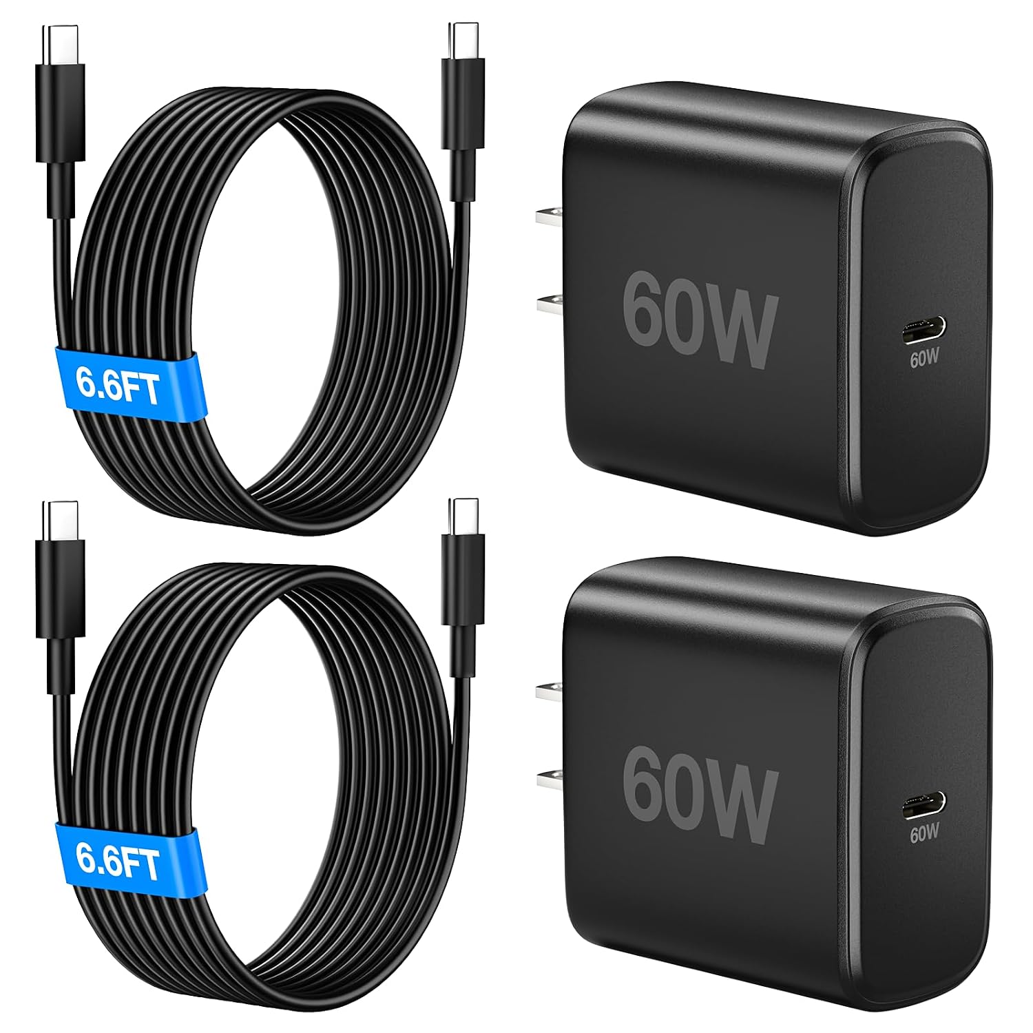 Y&M BOX FAST CHARGE C & USB HOME 6Pk