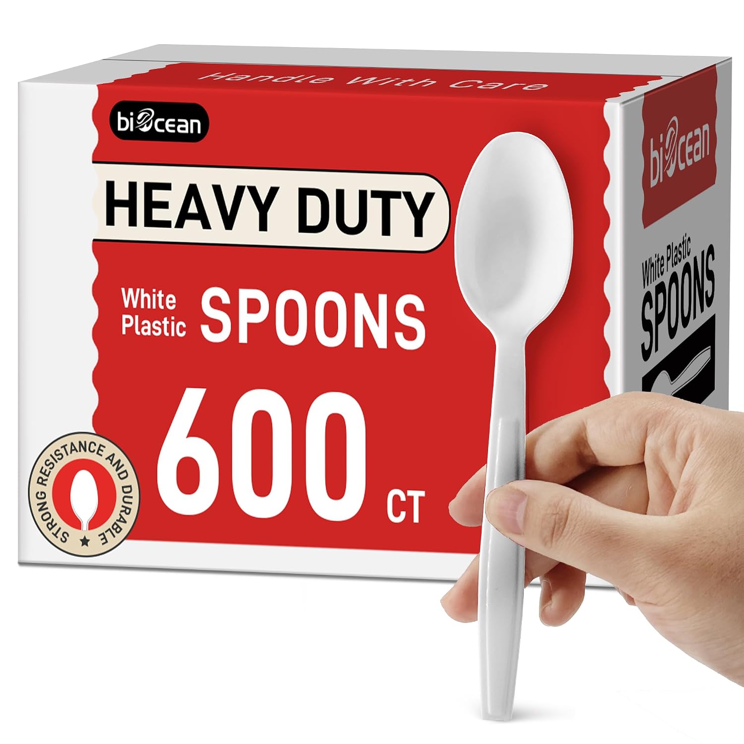 DISPOZE-IT PLASTIC SPOONS 24CT