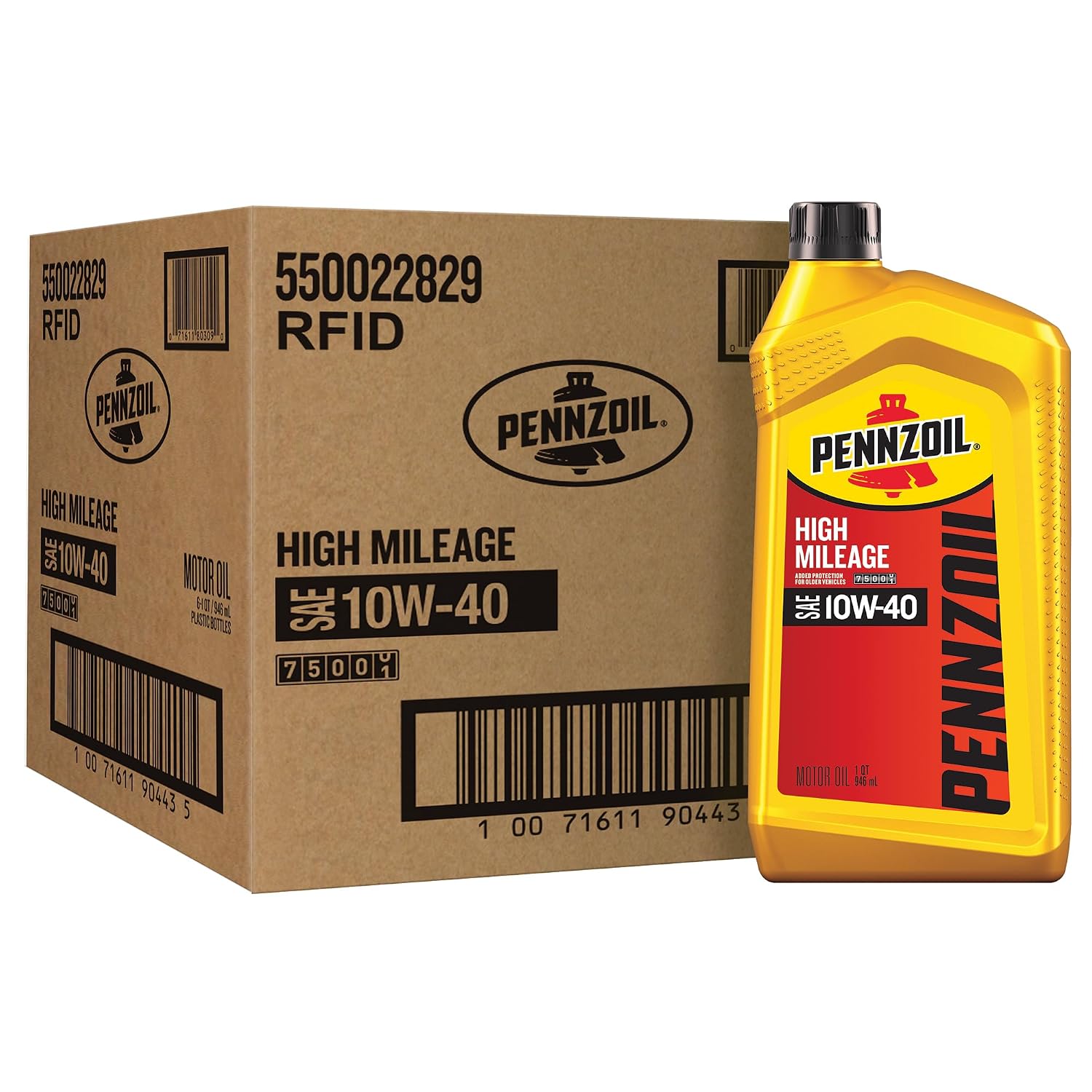PENNZOIL HIGH MILEAGE 10W-40 6CT