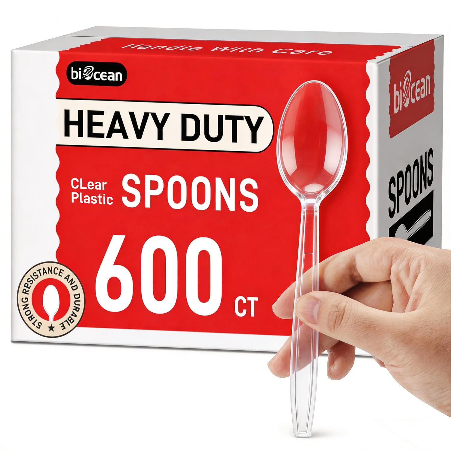 DISPOZE-IT PLASTIC SPOONS BAG 51CT