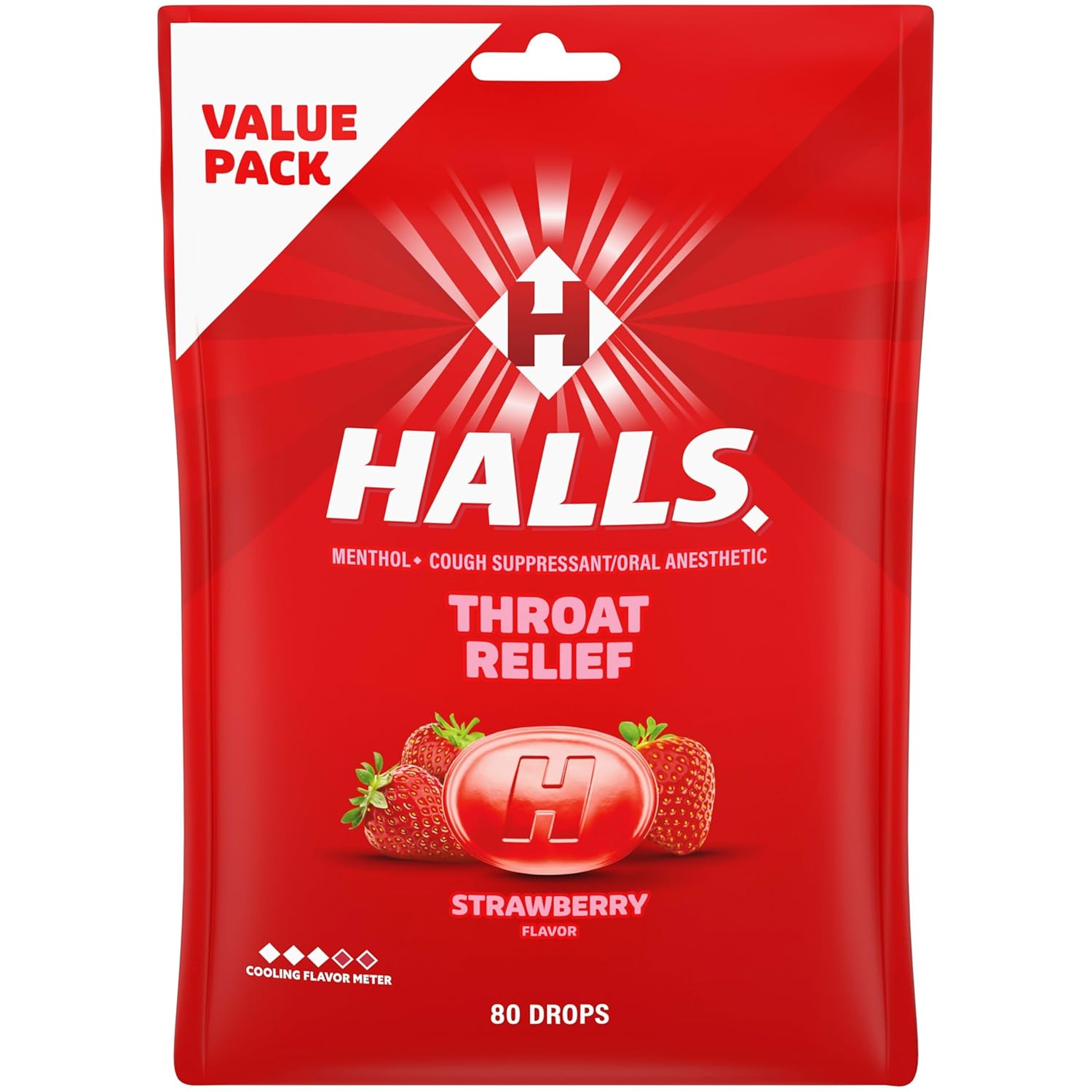 HALLS STRAWBERRY 20CT