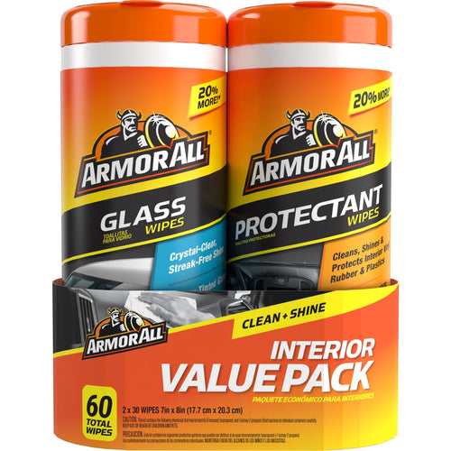 ARMORALL GLASS WIPES 30PK 6CT