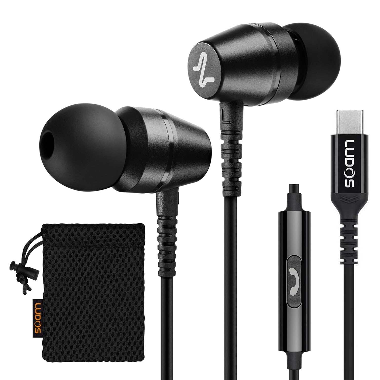 Earbud Type-C Bluetooth Conn. Wire 12Ct.