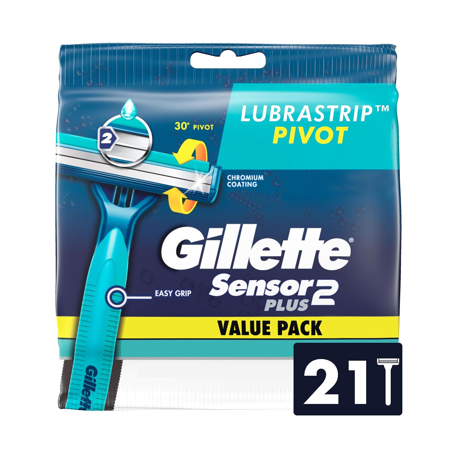 GILLETTE BLUE PLUS 2PK 12CT