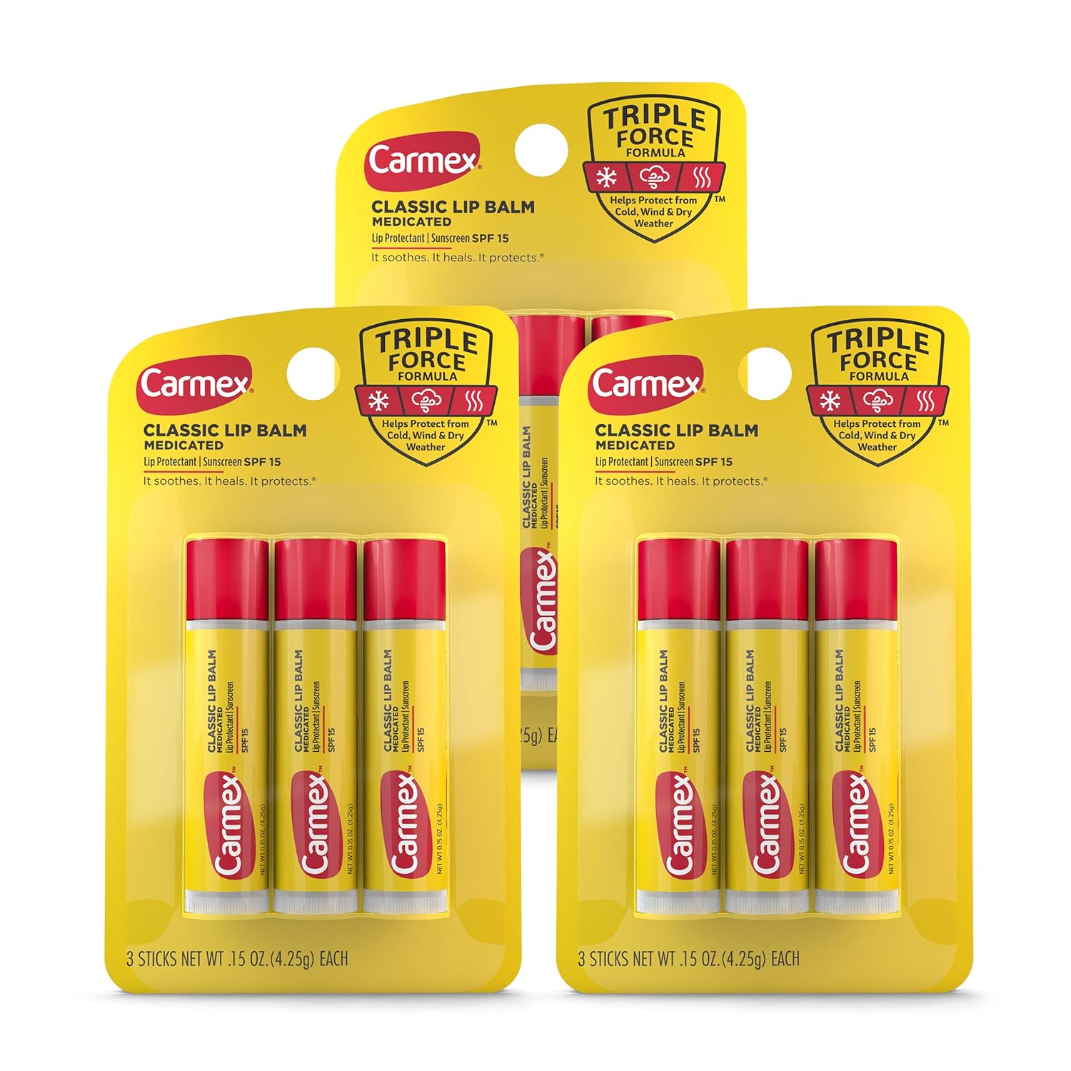 CARMEX STICKS ORIGINAL BLISTER 12CT