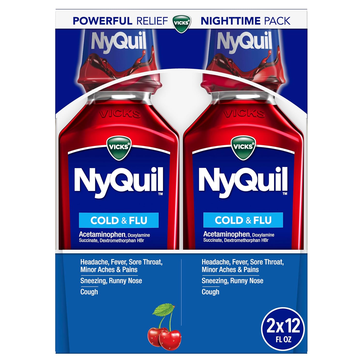 NYQUIL LIQUID BOTTLE CHERRY 8OZ 1CT