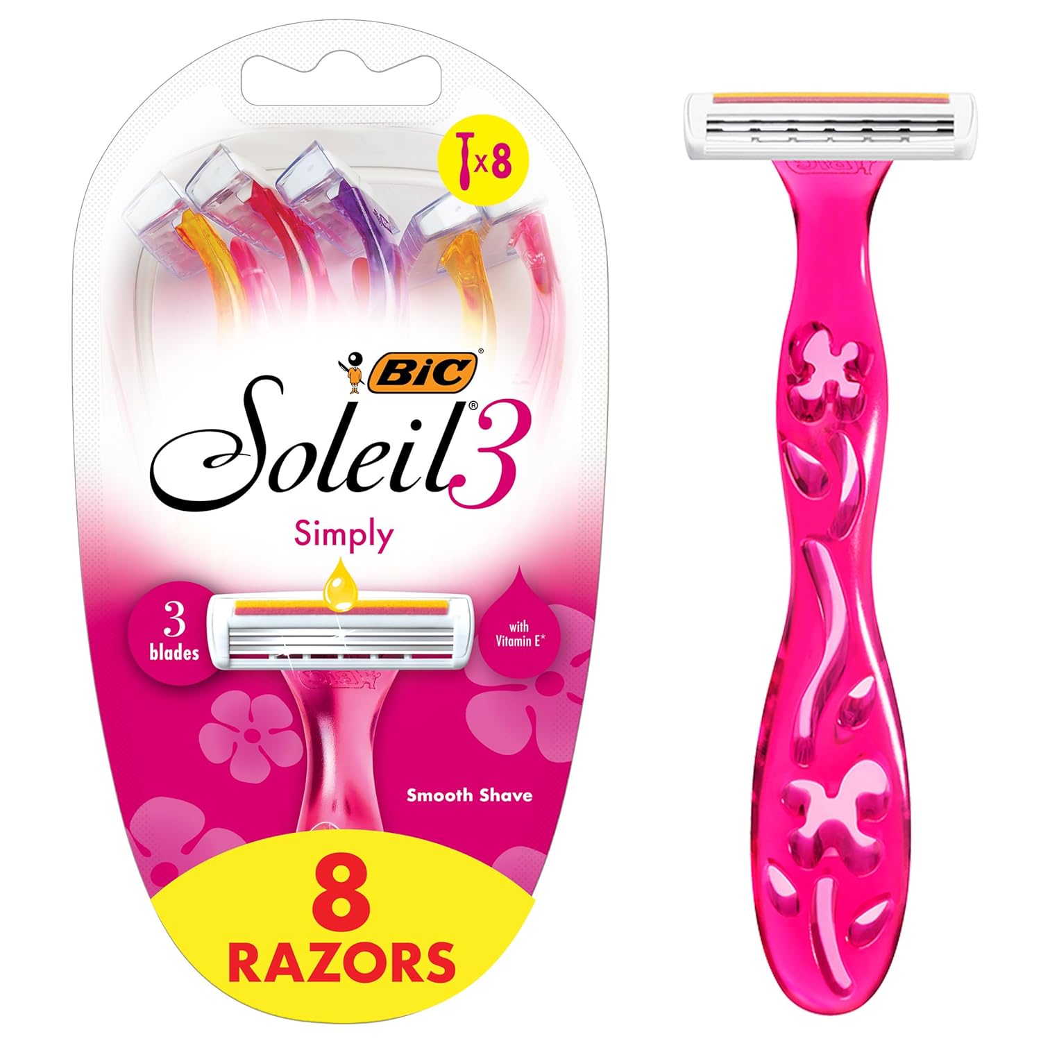SIMPLY SMOOTH WOMEN RAZOR 5PK 1CT