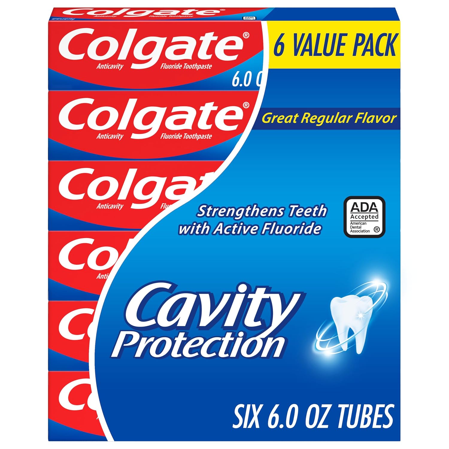 COLGATE TOOTHPASTE CAVITY 2.5OZ 6CT