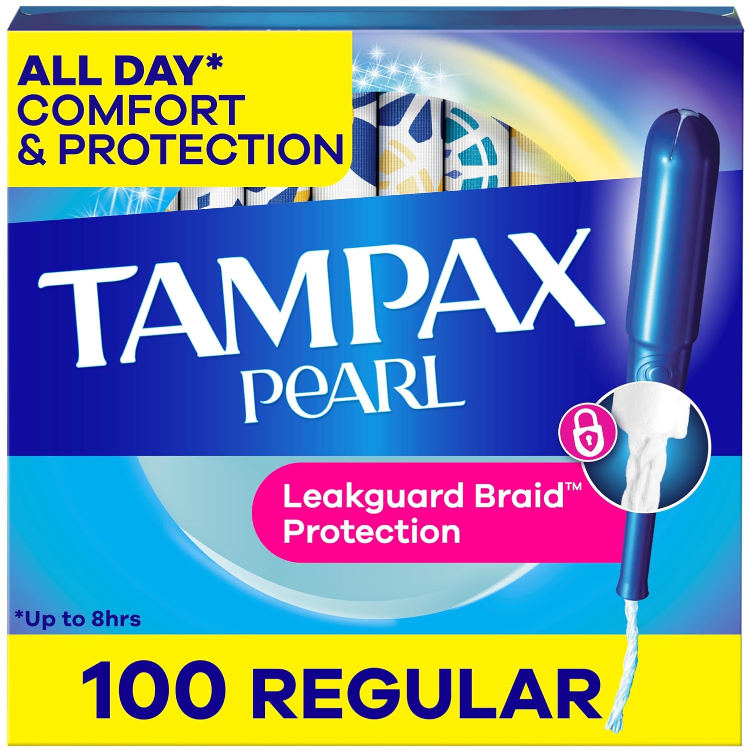 TAMPAX PEARL REGULAR 18PK 3CT