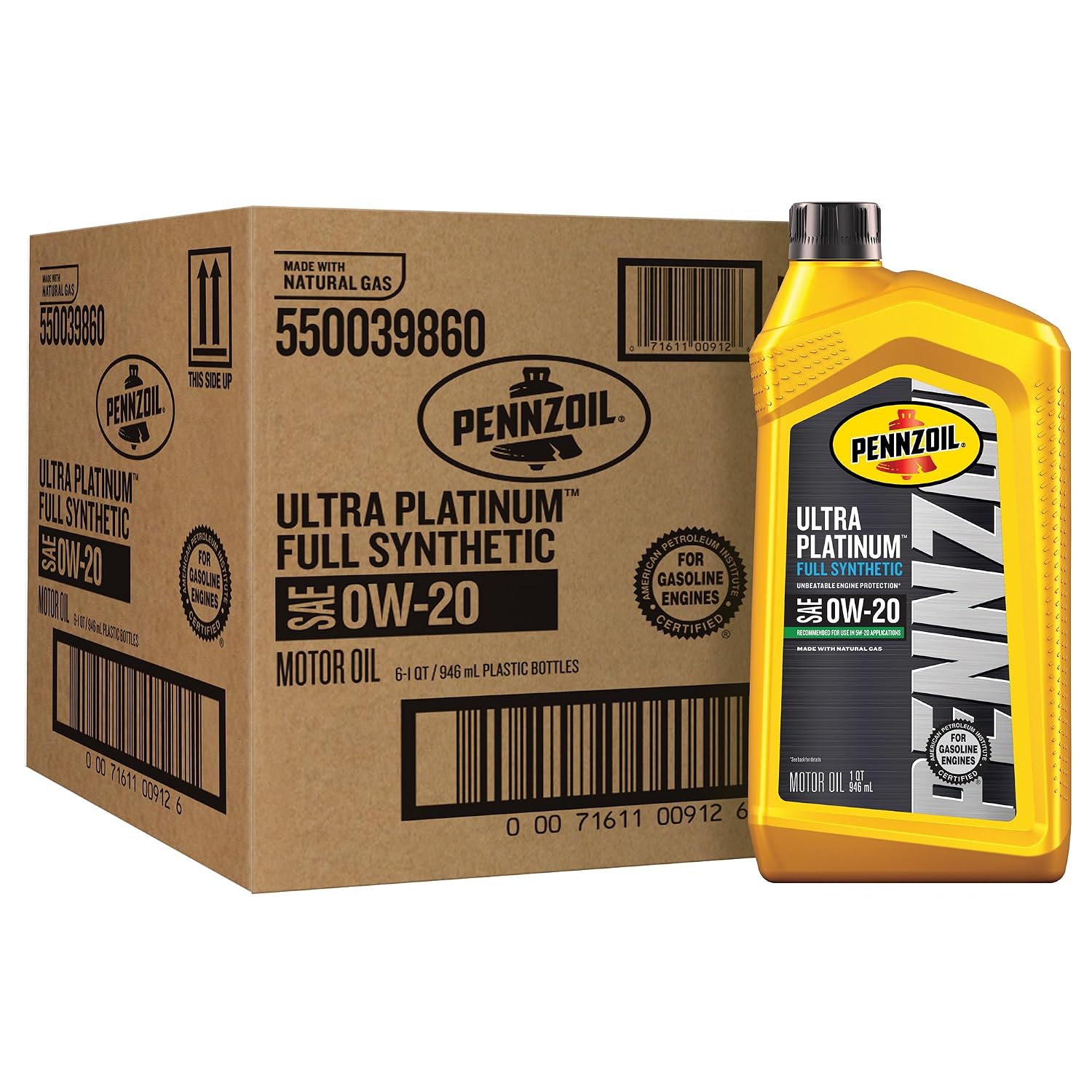 PENNZOIL FULL SYNTHETIC 0W-20 6CT