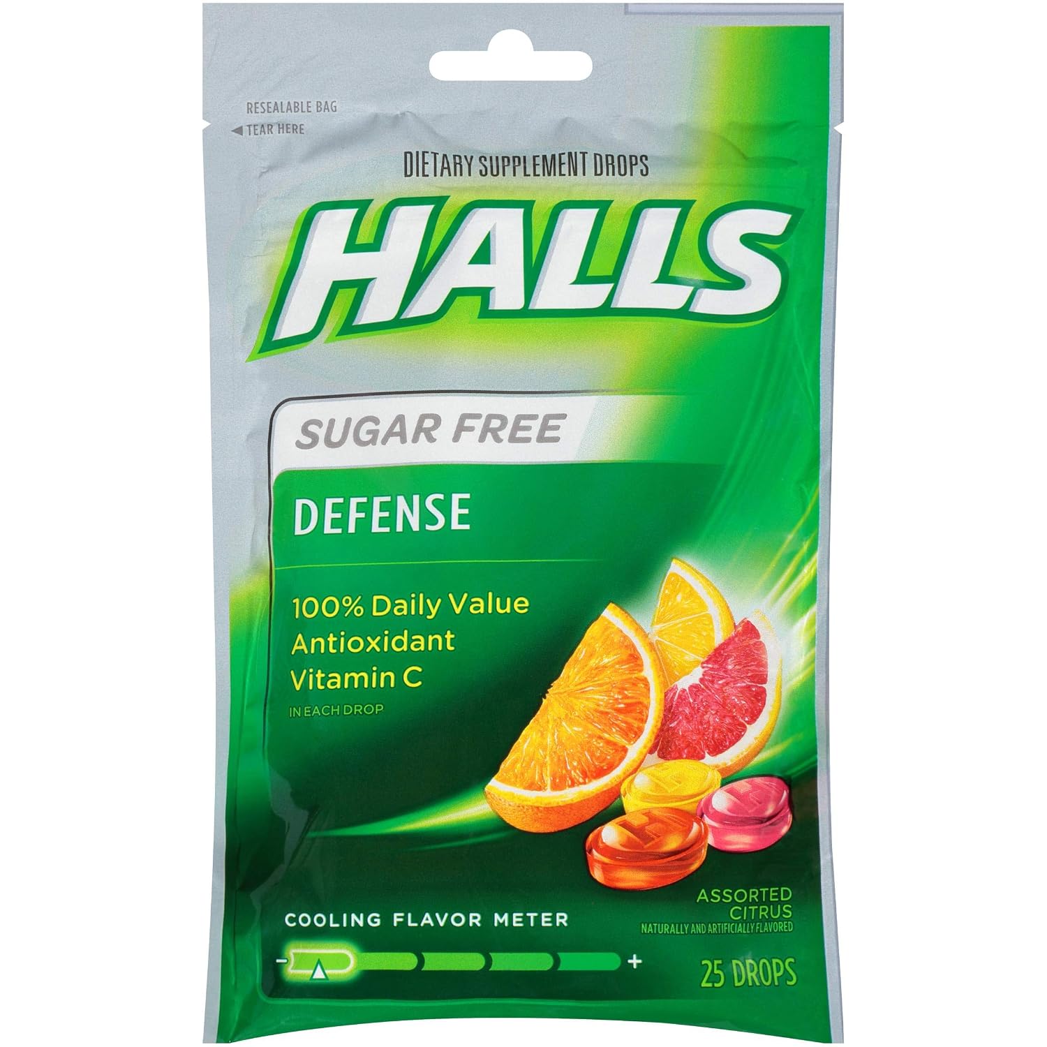 HALLS MORANGO FRUTILLA 21CT