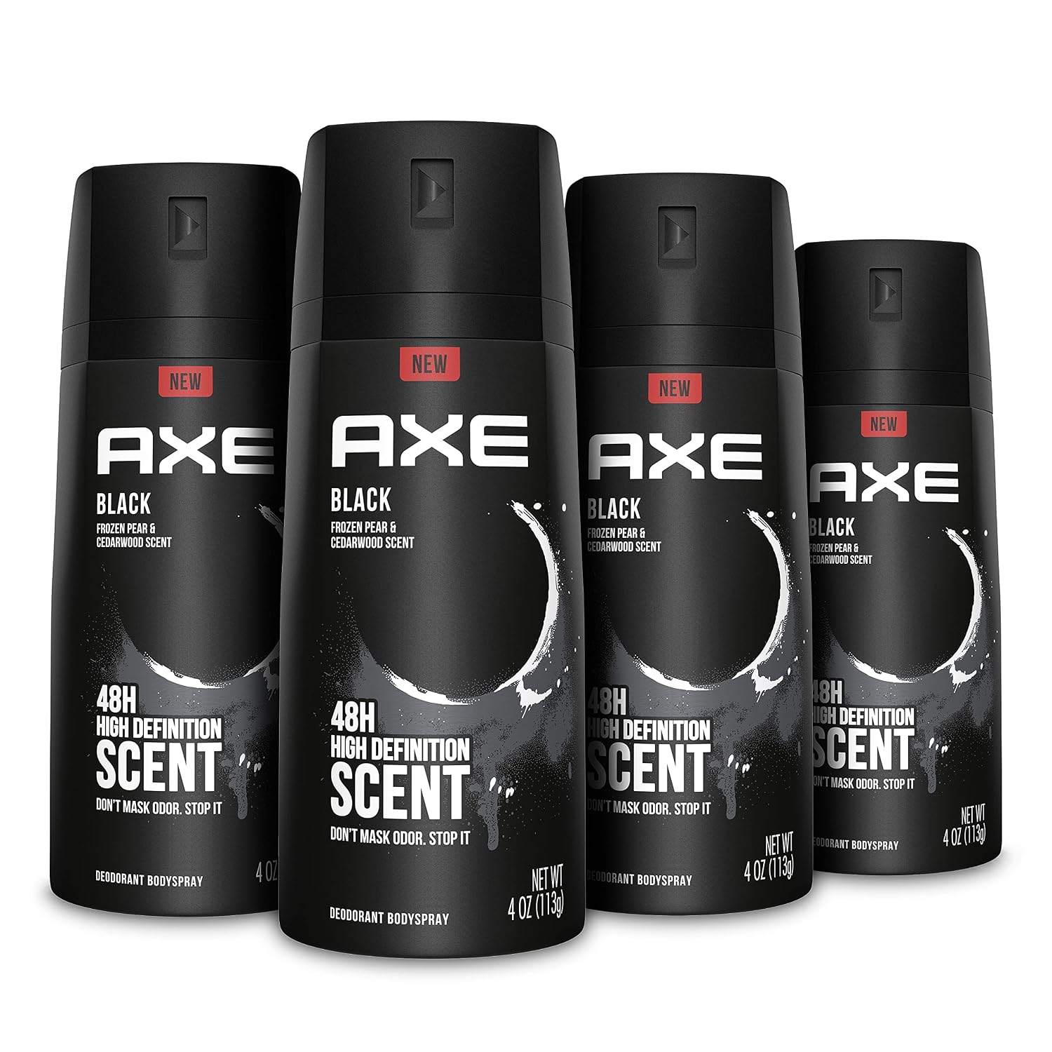 AXE BLACK BODY SPRAY 6CT