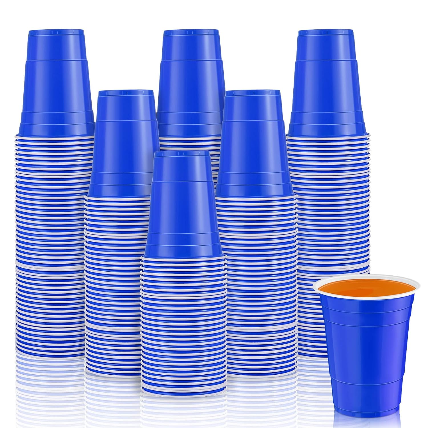 DISPOZE-IT PLASTIC CUP BLUE 16OZ 16CT