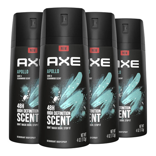 AXE APOLLO BODY SPRAY 6CT