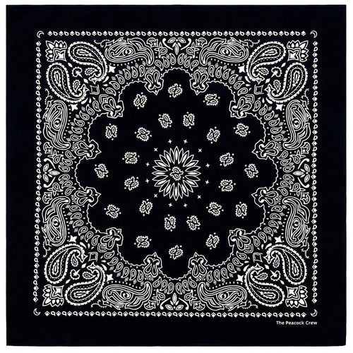 BANDANA BLACK 12CT